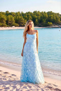 Long flowing dress with straps
