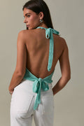COWL NECK HALTER NECK SWEATER TOP