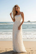 Long flowing dress with straps